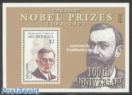 Micronesia 2001 Nobel Prize S/s, Irvin Langmuir, Mint NH, History - Science - Nobel Prize Winners - Chemistry & Chemists - Prix Nobel