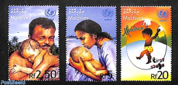 Maldives 2003 UNICEF 3v, Mint NH, History - Unicef - Malediven (1965-...)