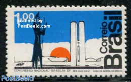 Brazil 1972 National Congress 1v, Mint NH, Art - Modern Architecture - Nuevos