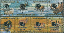 Burundi 1975 Int. Woman Year 2x4v [:::], Mint NH, History - Nature - Various - Women - Animals (others & Mixed) - Monk.. - Unclassified