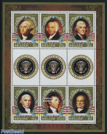 Belize/British Honduras 1986 American Presidents 6v M/s, Mint NH, History - American Presidents - Honduras Britannico (...-1970)