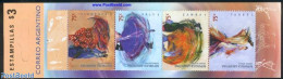 Argentina 2001 Traditional Dances 4v Issued In Booklet, Mint NH, Performance Art - Dance & Ballet - Stamp Booklets - Unused Stamps