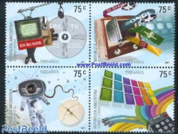 Argentina 2001 50th Anniversary Of Argentine Television 4v, Mint NH, Performance Art - Science - Transport - Radio And.. - Unused Stamps