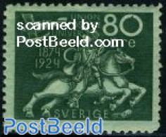 Sweden 1924 80o, Stamp Out Of Set, Unused (hinged), Nature - Transport - Aircraft & Aviation - Nuovi