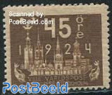 Sweden 1924 45o, Stamp Out Of Set, Unused (hinged) - Nuevos