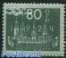 Sweden 1924 80o, Stamp Out Of Set, Mint NH - Ungebraucht