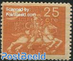 Sweden 1924 25o, Stamp Out Of Set, Unused (hinged), Nature - Neufs