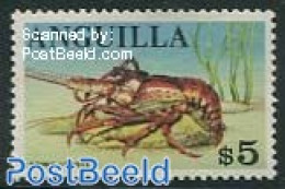Anguilla 1968 $5, Stamp Out Of Set, Mint NH, Nature - Shells & Crustaceans - Marine Life