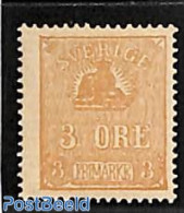 Sweden 1862 Definitive, Lion 1v, Unused (hinged), Nature - Cat Family - Unused Stamps