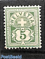 Switzerland 1882 5c, Stamp Out Of Set, Unused (hinged) - Ongebruikt