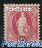 Switzerland 1905 1Fr, Lilared, Perf. 11.75:11.25, Stamp Out Of Set, Unused (hinged) - Ongebruikt
