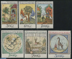 Czechoslovkia 1974 Shooting Shields 6v, Mint NH, Nature - Performance Art - Sport - Various - Deer - Giraffe - Owls - .. - Autres & Non Classés