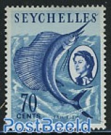 Seychelles 1962 70c, Stamp Out Of Set, Mint NH, Nature - Fish - Poissons
