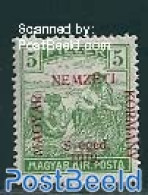 Hungary 1919 Szeged, 5f, Stamp Out Of Set, Unused (hinged) - Unused Stamps