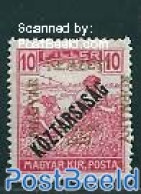 Hungary 1919 Szegedin, 10f, Stamp Out Of Set, Unused (hinged) - Nuovi