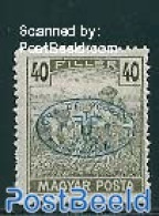 Hungary 1919 Debrecen, 40f, Stamp Out Of Set, Unused (hinged) - Neufs