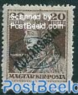 Hungary 1919 Debrecen, 20f, Black Overprint, Stamp Out Of Set, Unused (hinged) - Nuovi