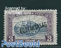 Hungary 1919 Debrecen, 3Kr, Stamp Out Of Set, Unused (hinged) - Nuevos