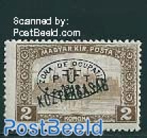 Hungary 1919 Debrecen, 2Kr, Stamp Out Of Set, Unused (hinged) - Neufs