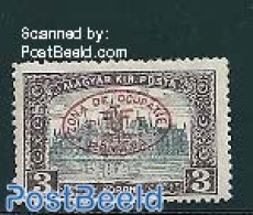 Hungary 1919 Debrecen, 3Kr, Stamp Out Of Set, Unused (hinged) - Unused Stamps