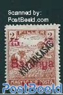 Hungary 1919 Baranya, 45f On 2f, Stamp Out Of Set, Unused (hinged) - Unused Stamps