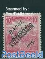Hungary 1919 Banat Bacska, 10f, Stamp Out Of Set, Unused (hinged) - Neufs