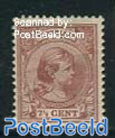 Netherlands 1891 7.5c, Plate, Redbrown, Stamp Out Of Set, Unused (hinged) - Nuevos