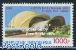 Indonesia 1988 Tourism 1v (from S/s), Mint NH, Art - Modern Architecture - Indonesien