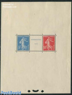 France 1927 Stamp Exposition S/s, Mint NH, Philately - Neufs