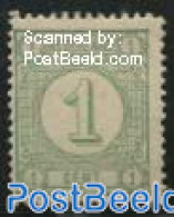 Netherlands 1889 1c, Perf. 12.5, Stamp Out Of Set, Unused (hinged) - Unused Stamps