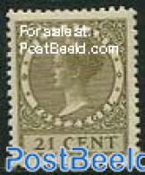 Netherlands 1934 21c, Perf. 13.5:12.75, Stamp Out Of Set, Unused (hinged) - Ongebruikt