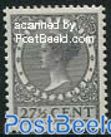 Netherlands 1934 27.5c Grey, Perf. 13.5:12.75, Stamp Out Of Set, Mint NH - Unused Stamps