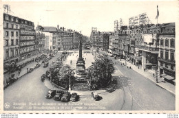 BELGIQUE►CPA± 1940►BRUSSEL►De Brouckèreplaats In De Richting Van De Anspachlaan - Autos ►ÉD. ERN. THIL - Prachtstraßen, Boulevards