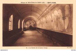 SEPT- FONS (03) CPA ± 1950  Abbaye De Notre Dame De Saint Lieu  Le Cloitre De La Ste-Vierge - Cliché  J.B.E. N°8 - Autres & Non Classés