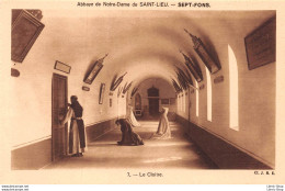 SEPT- FONS (03) CPA ± 1950  Abbaye De Notre Dame De Saint Lieu  Le Cloitre - Cliché  J.B.E. N°7 - Otros & Sin Clasificación