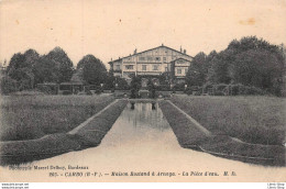 CAMBO-les-BAINS (64) CPA 1940 - Maison Rostand à Arnaga - La Pièce D'eau -Éd. M.D. - Cambo-les-Bains