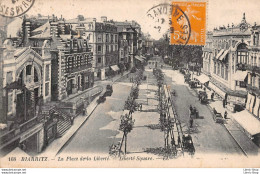 BIARRITZ (64) CPA 1921 - La Place De La Liberté - Liberté Square - Éd. LL - Biarritz