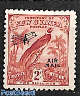 British New Guinea 1931 2Sh, Stamp Out Of Set, Unused (hinged), Nature - Transport - Birds - Aircraft & Aviation - Airplanes