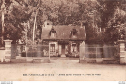 FONTENAILLES (77) CPA 1942 - Château De Bois Boudran - La Porte De Melun - E. MIGNON, Phot-Éditeur, Nangis - Other & Unclassified