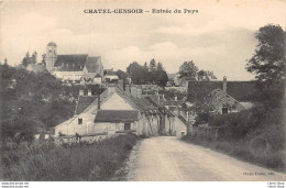 CHATEL-CENSOIR (89) Entrée Du Pays - Cliché TOULOT, Éditeur - Other & Unclassified