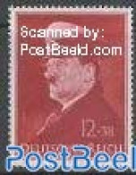 Germany, Empire 1941 Hitler Birthday 1v, Horizontally Ribbed Gum, Mint NH, History - Politicians - Unused Stamps