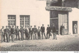 AUTUN (71) CPA ±1910 - Attroupement Devant La Tour De L'Horloge De L'Hôtel De CLUGNY - Librairie L. VERGNIAUD - Autun