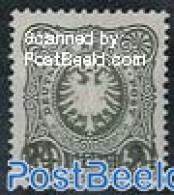 Turkey 1884 German Post, 2.5Pia On 50Pf, Grey Green, Unused (hinged) - Other & Unclassified