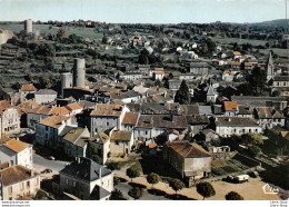 CHÂLUS (87) CPSM ±1970 - Vue Générale Aérienne - Éd. COMBIER - Chalus