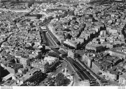 PERPIGNAN (66) CPSM ±1960 - Vue Aérienne - Quai De La Basse - Place De La Victoire -Le Palmarium  - ÉD. CIM - Perpignan