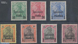 Turkey 1900 German Post, Overprints 7v SPECIMEN, Unused (hinged) - Other & Unclassified