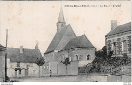 Notre-Dame-d'Oé (37) La Place De L'Église En 1931 - Édit. L.D - Andere & Zonder Classificatie