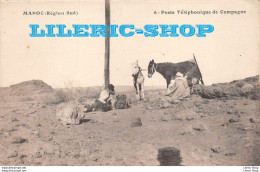 Maroc (Région Sud) ± 1915 - Poste Téléphonique De Campagne - Cliché MUSTÉ - Sonstige & Ohne Zuordnung