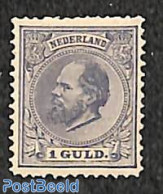 Netherlands 1872 1gld, Stamp Out Of Set, Unused (hinged) - Neufs
