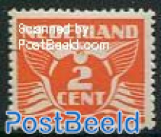 Netherlands 1924 2c, Without WM, Stamp Out Of Set, Mint NH - Ungebraucht